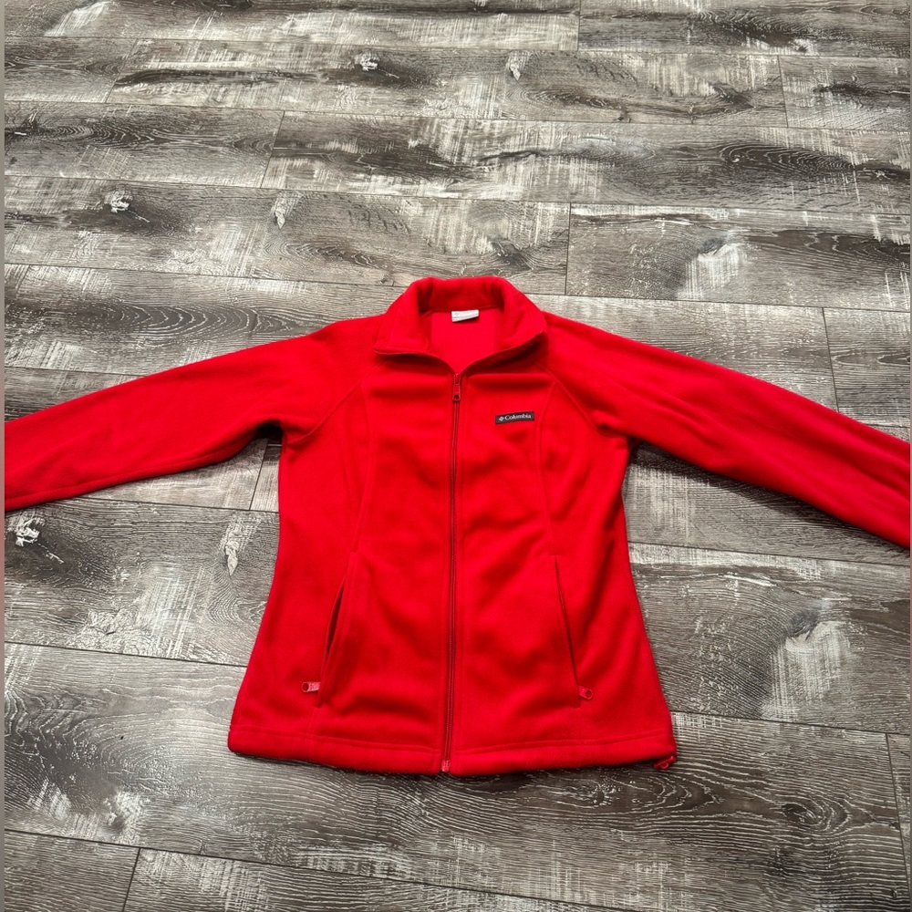 Columbia Women’s Red Benton Springs Fleece Jacket